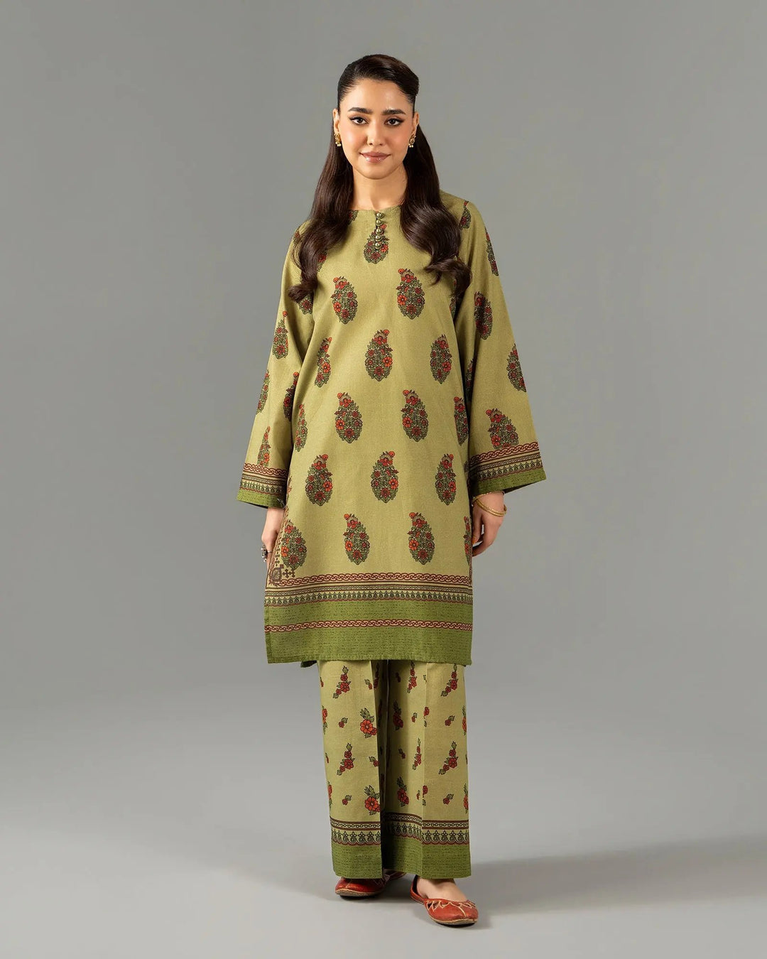 Unstitched Khaddar 2PC | UNFF225 Sha Posh Textile
