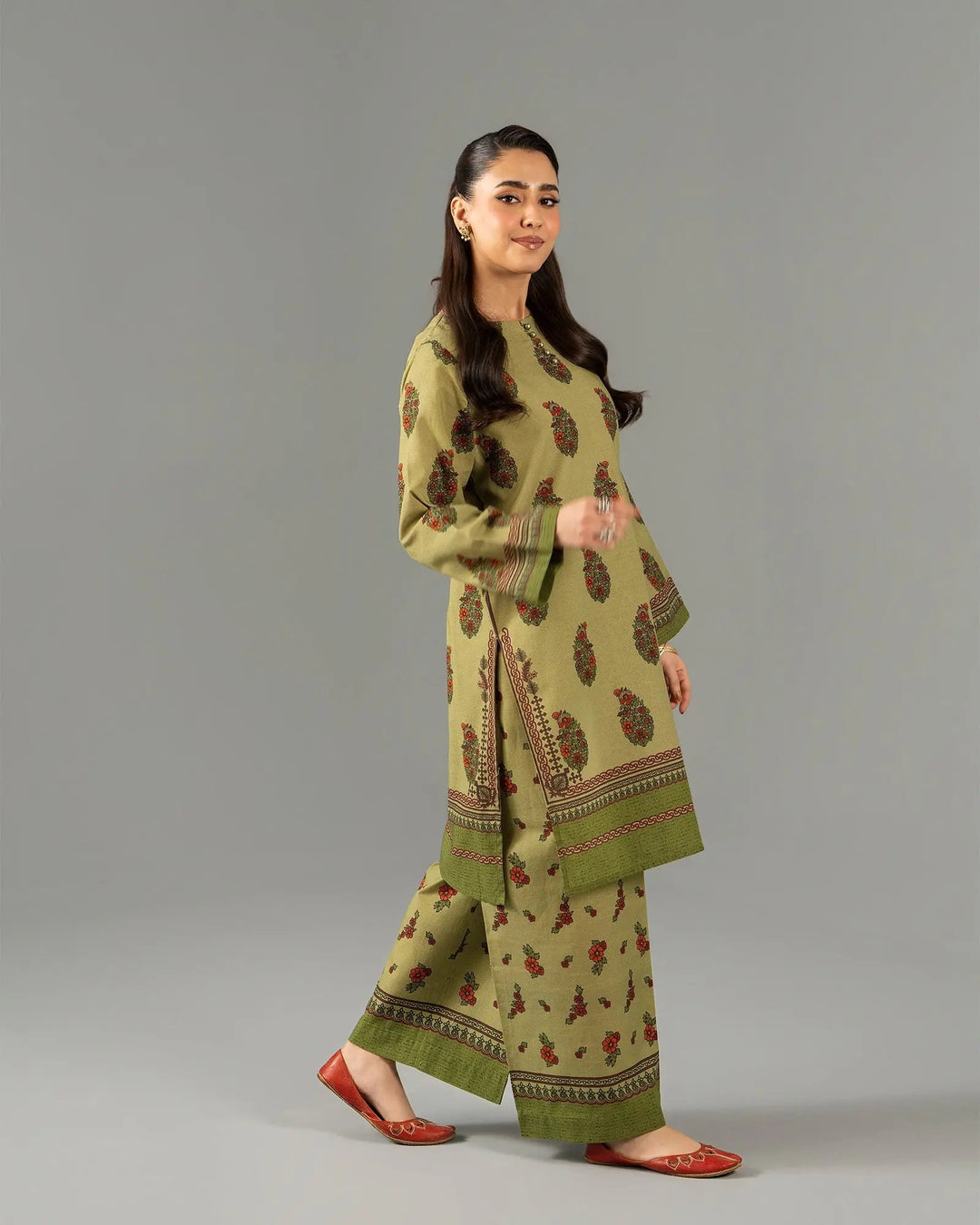 Unstitched Khaddar 2PC | UNFF225 Sha Posh Textile