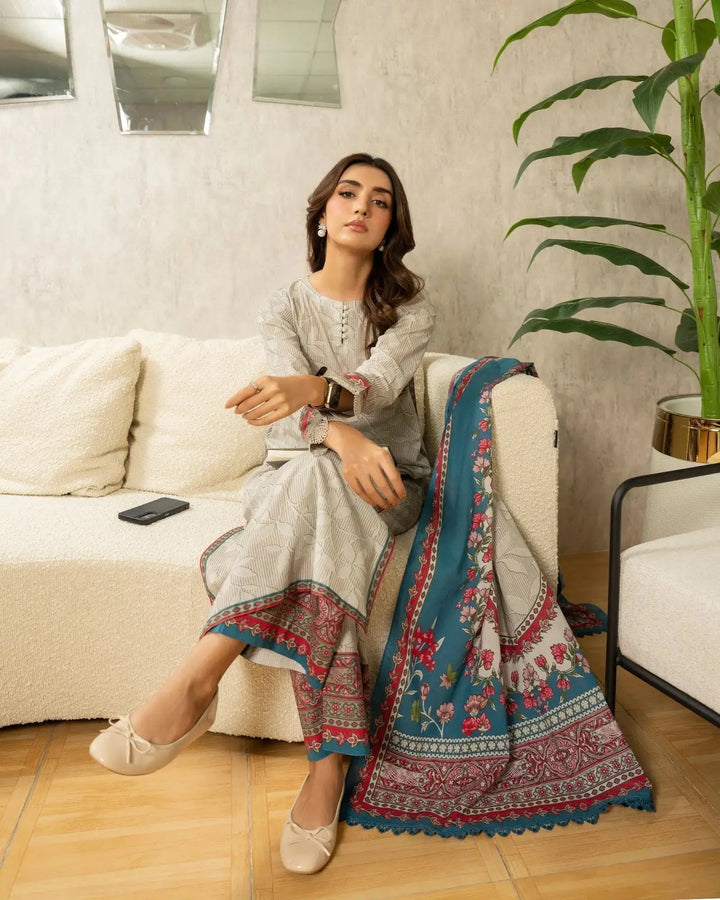 Unstitched Khaddar | UNFF211 Sha Posh Textile