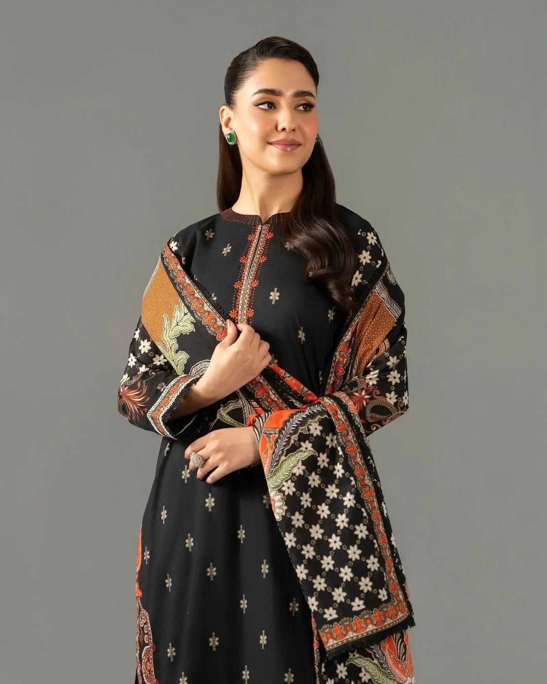 Unstitched Khaddar | UNFF214 Sha Posh Textile