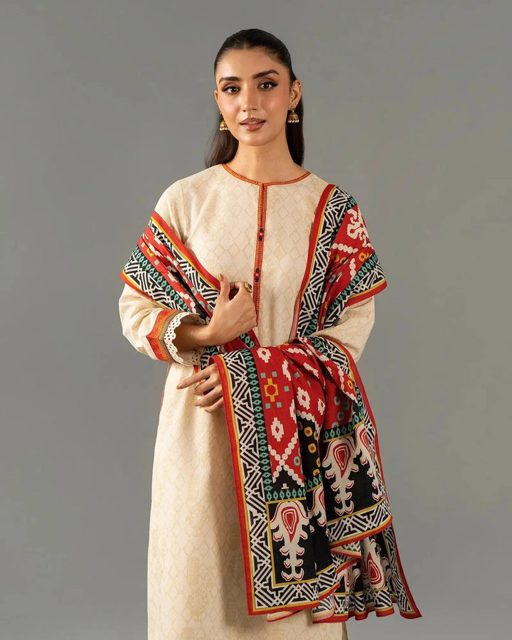 Unstitched Khaddar | UNFF216 Sha Posh Textile