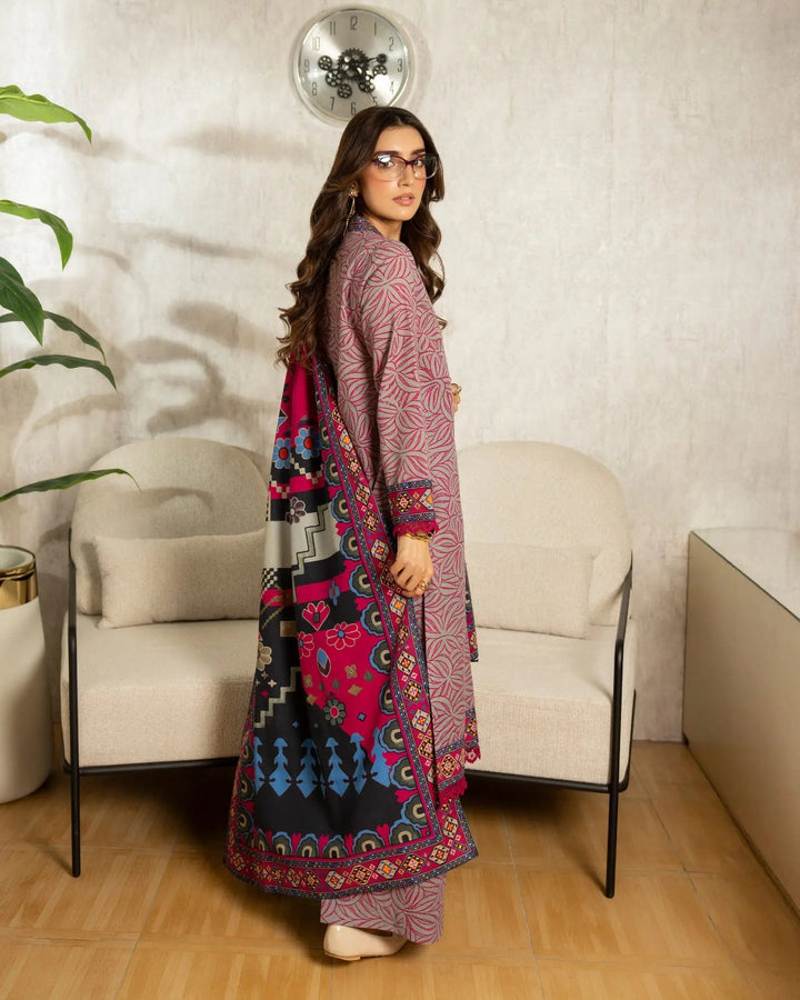 Unstitched Khaddar | UNFF205 Sha Posh Textile