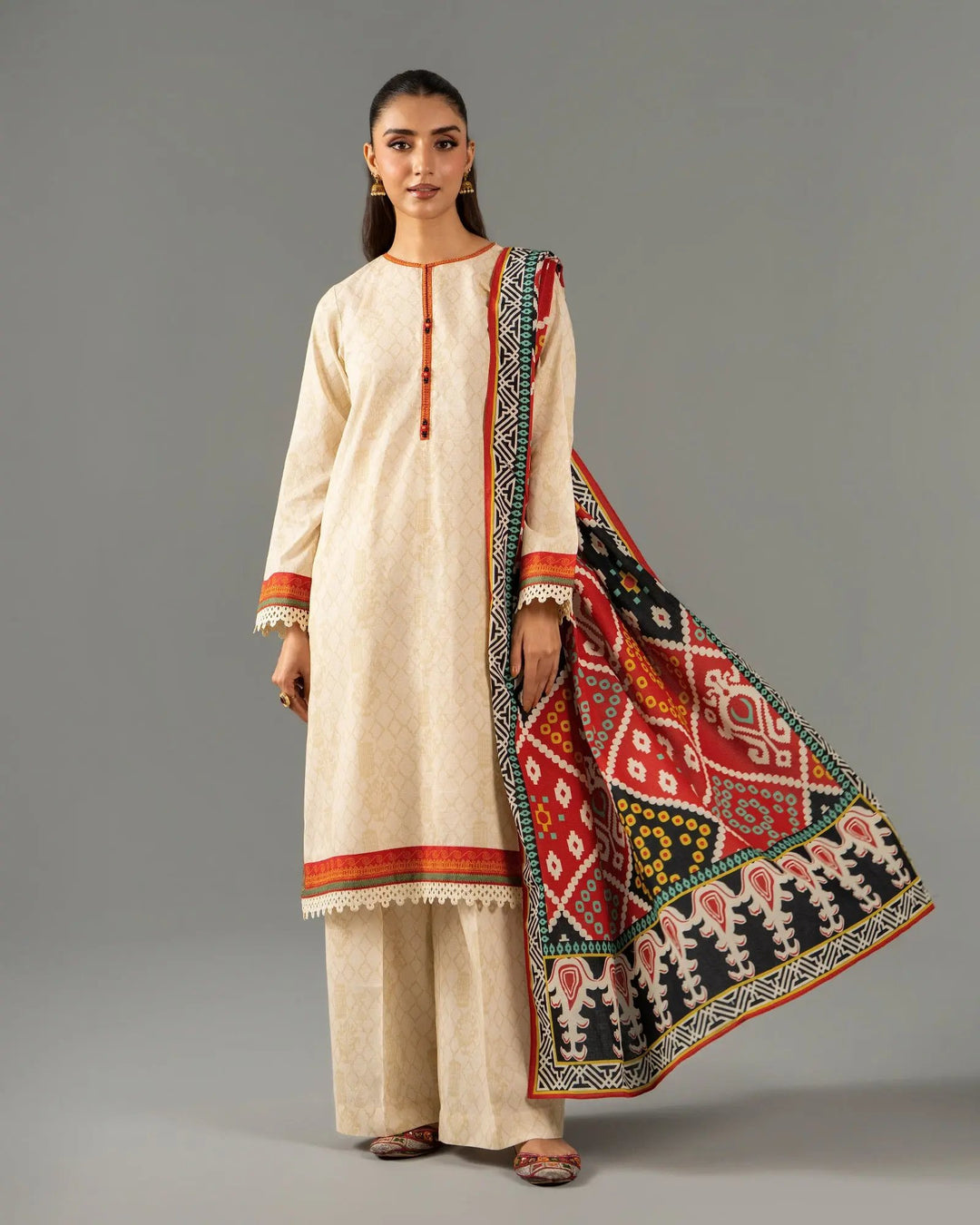 Unstitched Khaddar | UNFF216 Sha Posh Textile