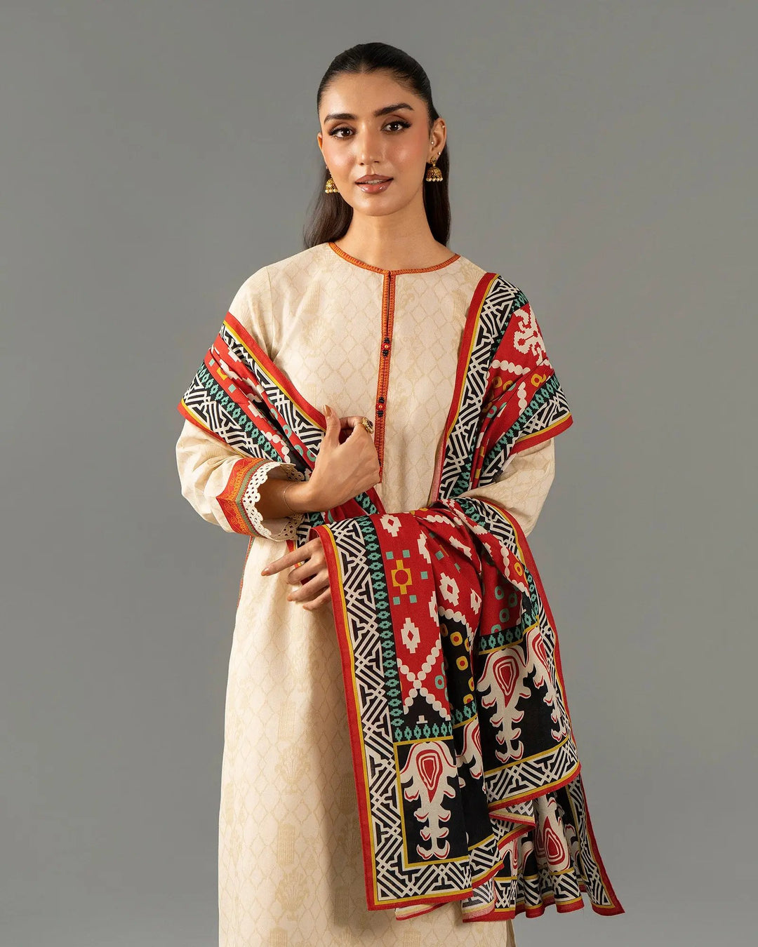 Unstitched Khaddar | UNFF216 Sha Posh Textile