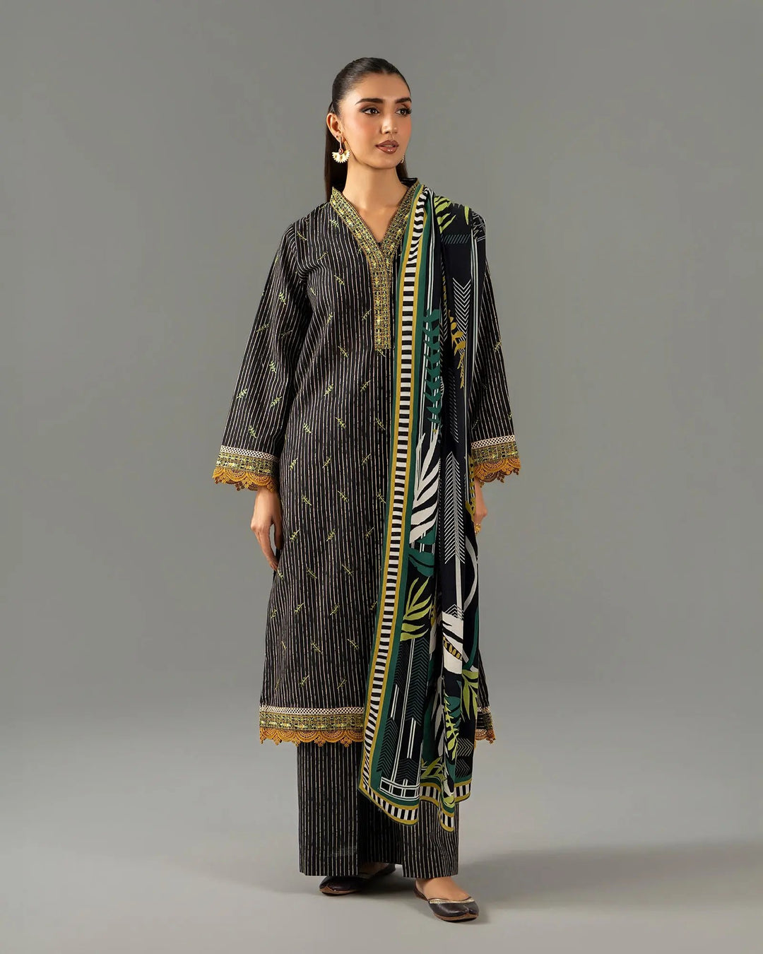 Unstitched Khaddar | UNFF218 Sha Posh Textile