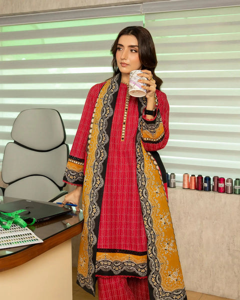 Unstitched Khaddar | UNFF222 Sha Posh Textile