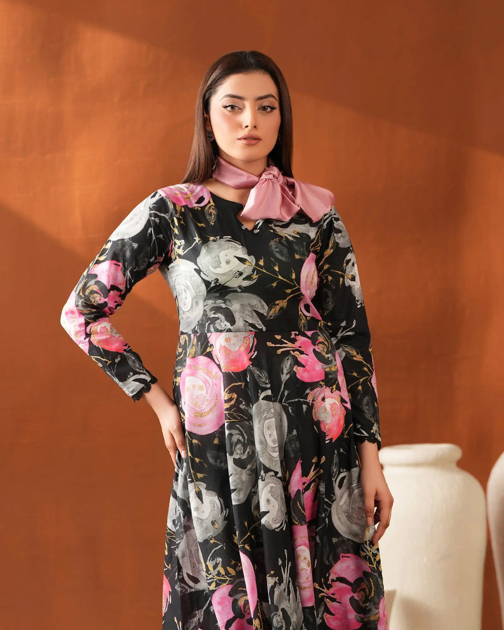 2-Piece Printed Lawn Suit Unstitched | UNFF0118-LWN - Sha Posh Textile
