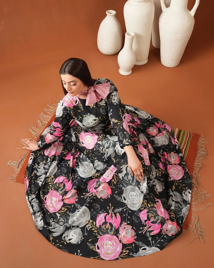 2-Piece Printed Lawn Suit Unstitched | UNFF0118-LWN - Sha Posh Textile