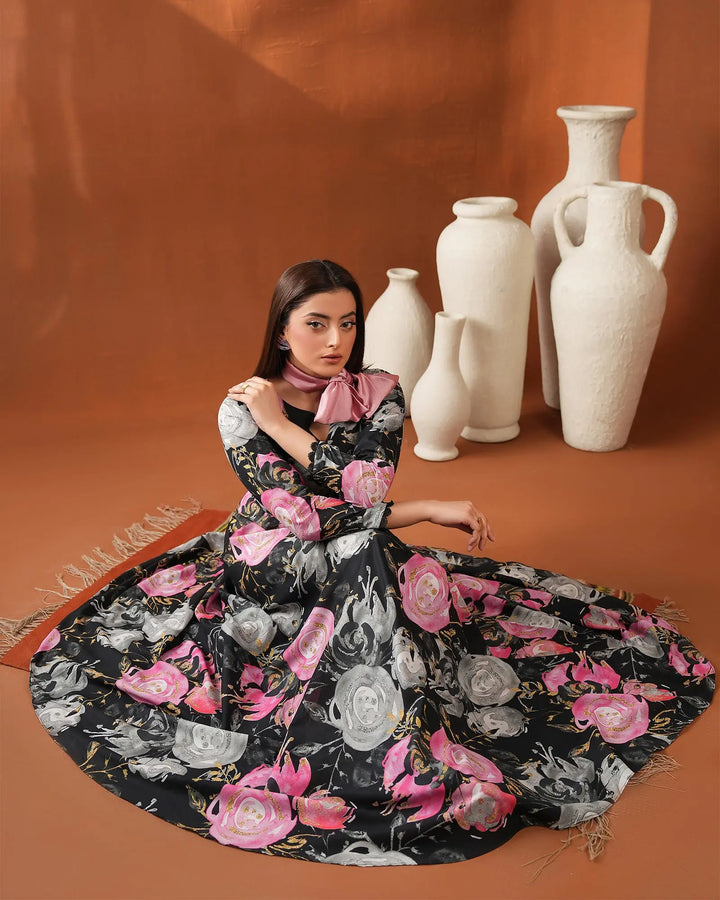 2-Piece Printed Lawn Suit Unstitched | UNFF0118-LWN - Sha Posh Textile