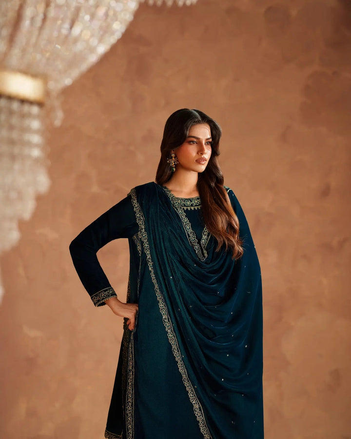 Velvet 3PC | 1194 (Pre-Booking) Sha Posh Textile