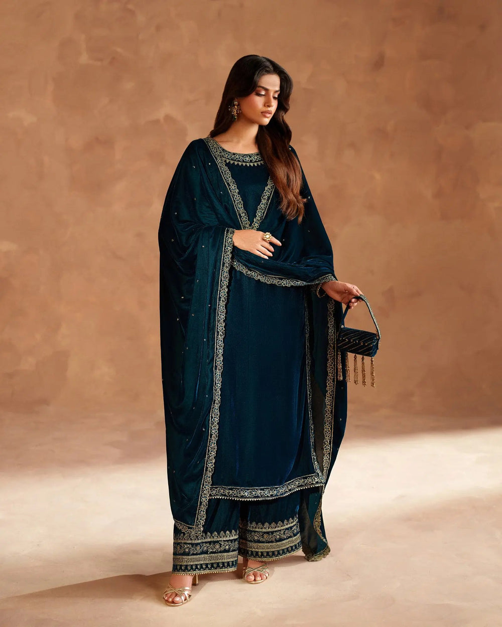 Velvet 3PC | 1194 (Pre-Booking) Sha Posh Textile