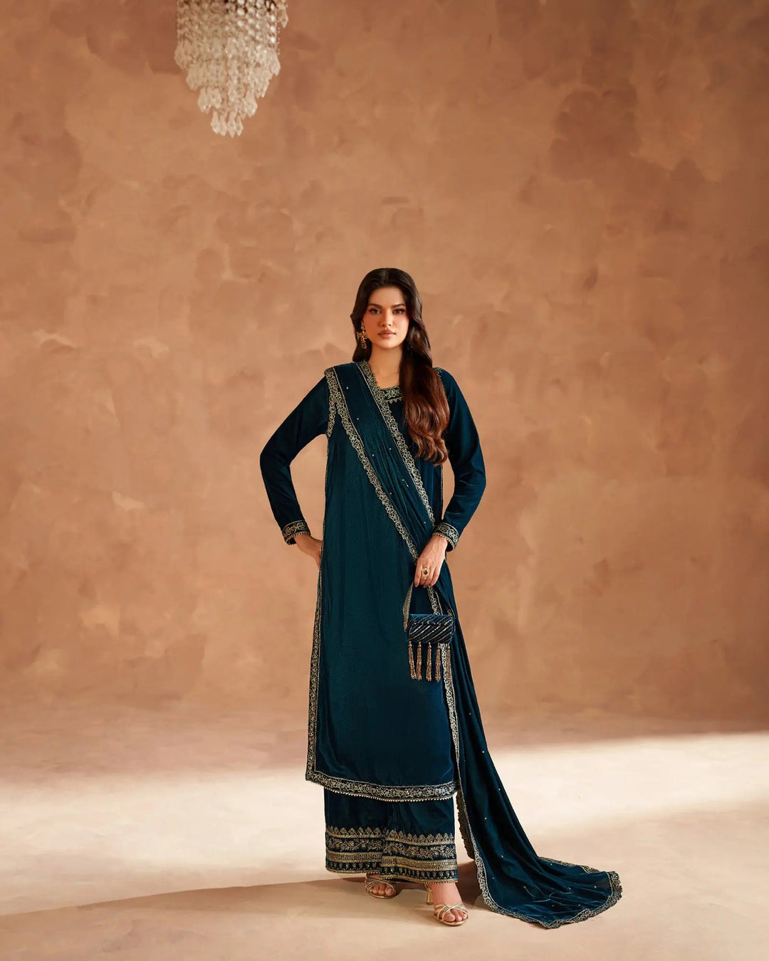 Velvet 3PC | 1194 (Pre-Booking) Sha Posh Textile