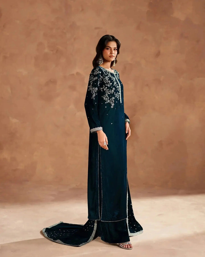 Velvet 3PC | 1195 (Pre-Booking) Sha Posh Textile