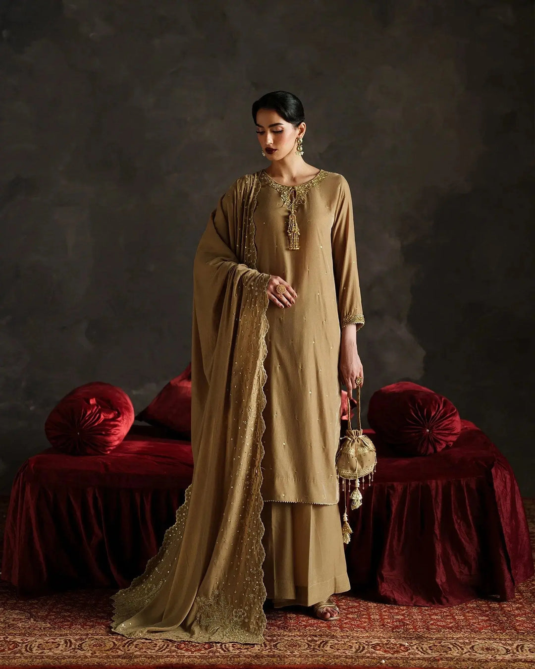 Velvet 3PC | 1196 (Pre-Booking) Sha Posh Textile