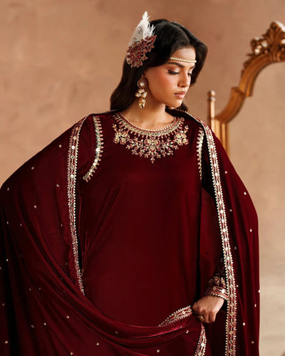 Velvet 3PC | 1199 (Pre-Booking) Sha Posh Textile