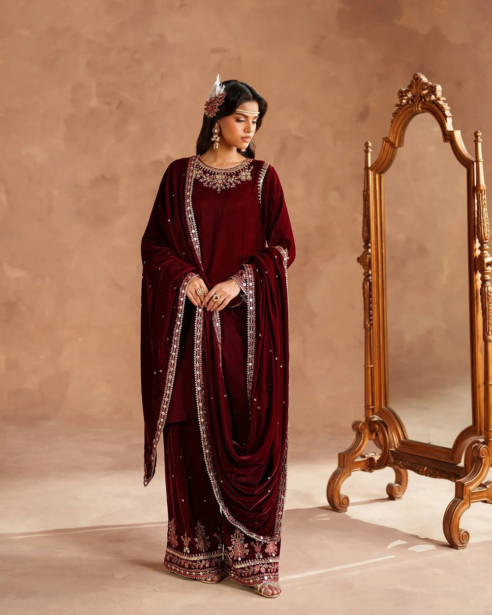 Velvet 3PC | 1199 (Pre-Booking) Sha Posh Textile