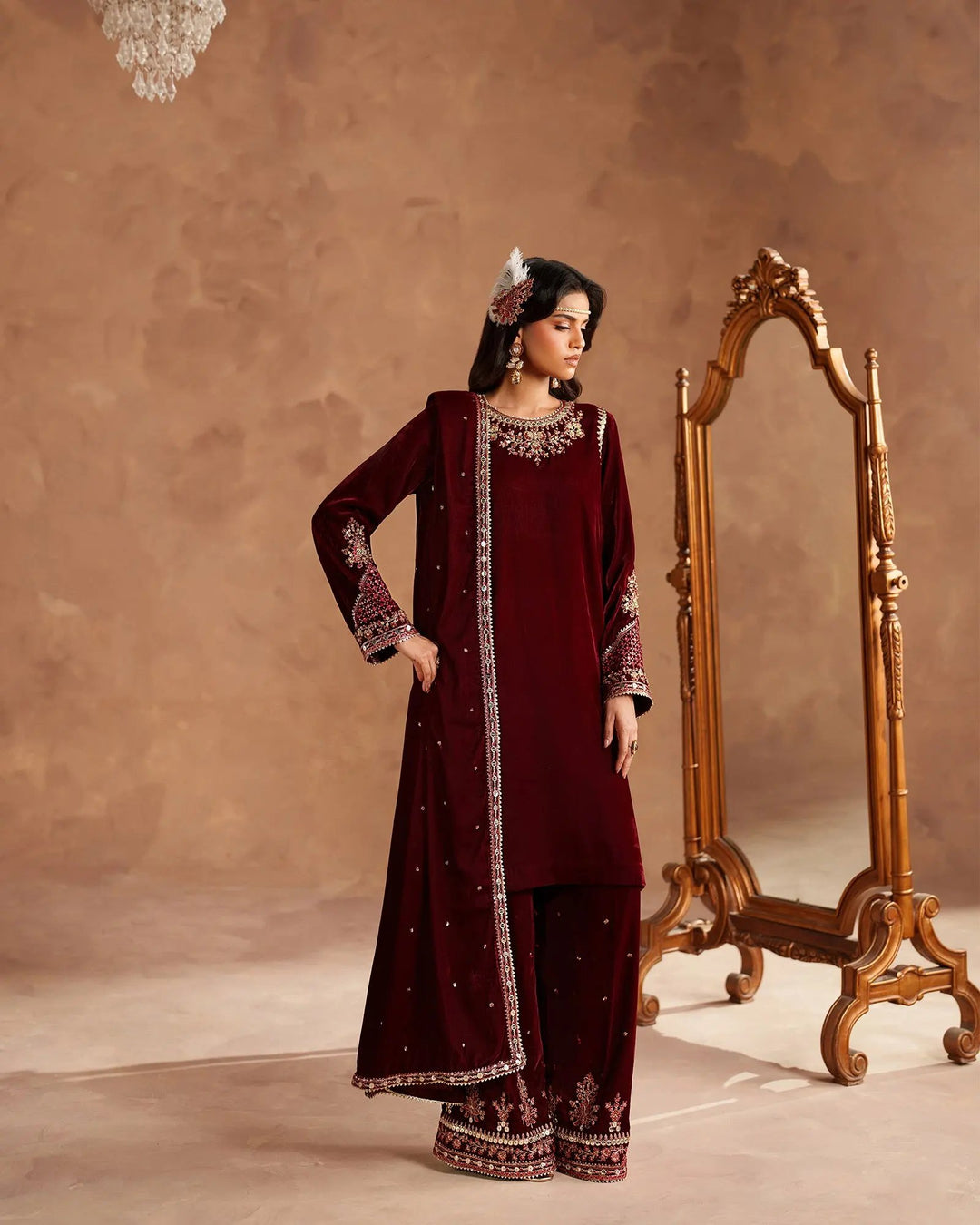 Velvet 3PC | 1199 (Pre-Booking) Sha Posh Textile