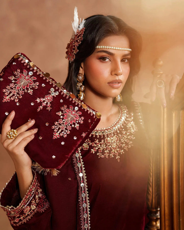 Velvet 3PC | 1199 (Pre-Booking) Sha Posh Textile