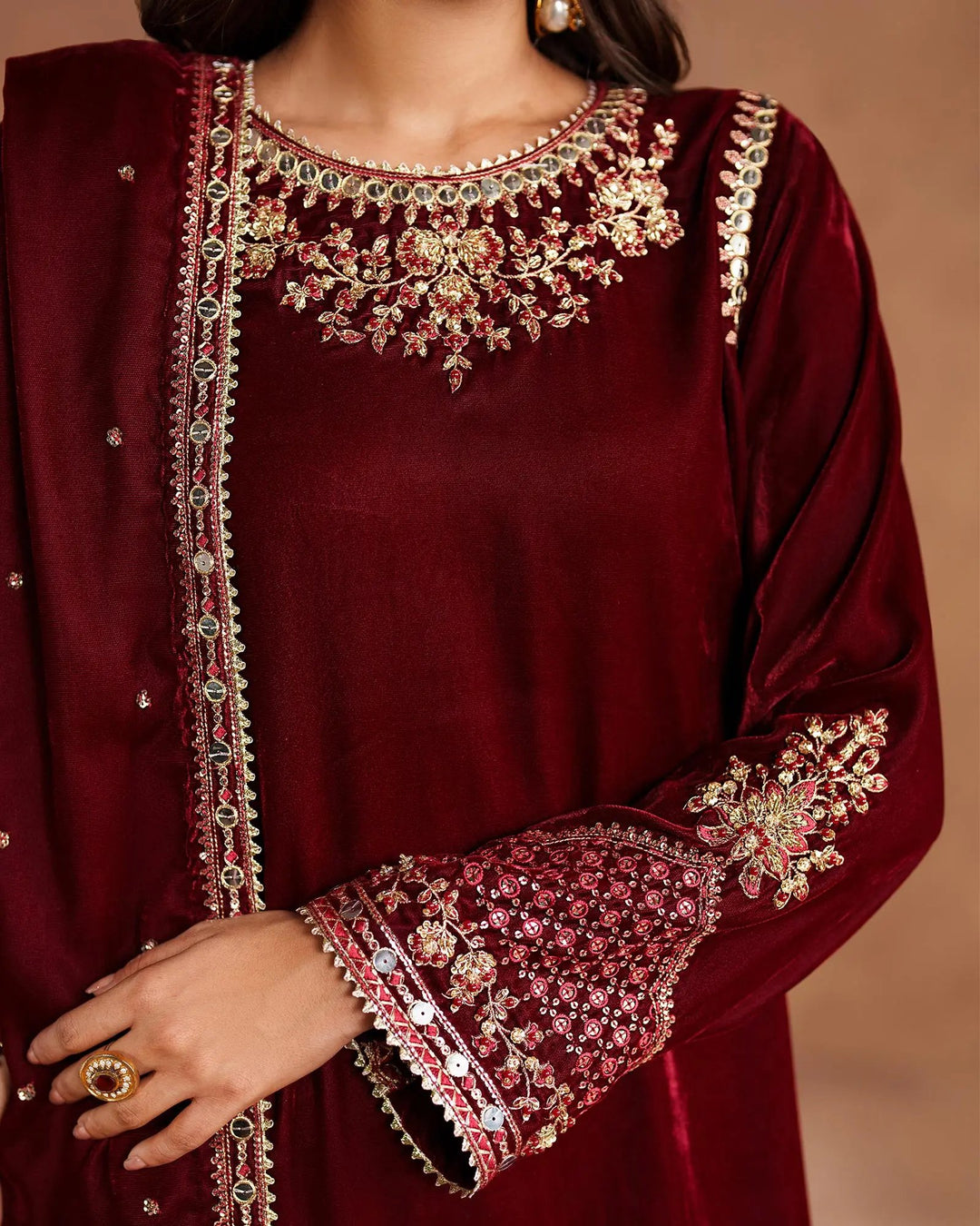 Velvet 3PC | 1199 (Pre-Booking) Sha Posh Textile