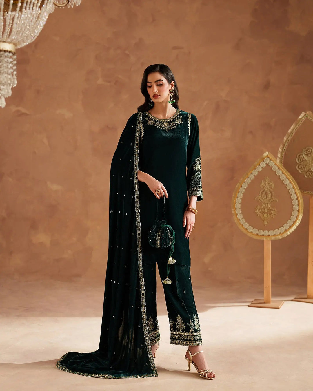 Velvet 3PC | 1199 (Pre-Booking) Sha Posh Textile