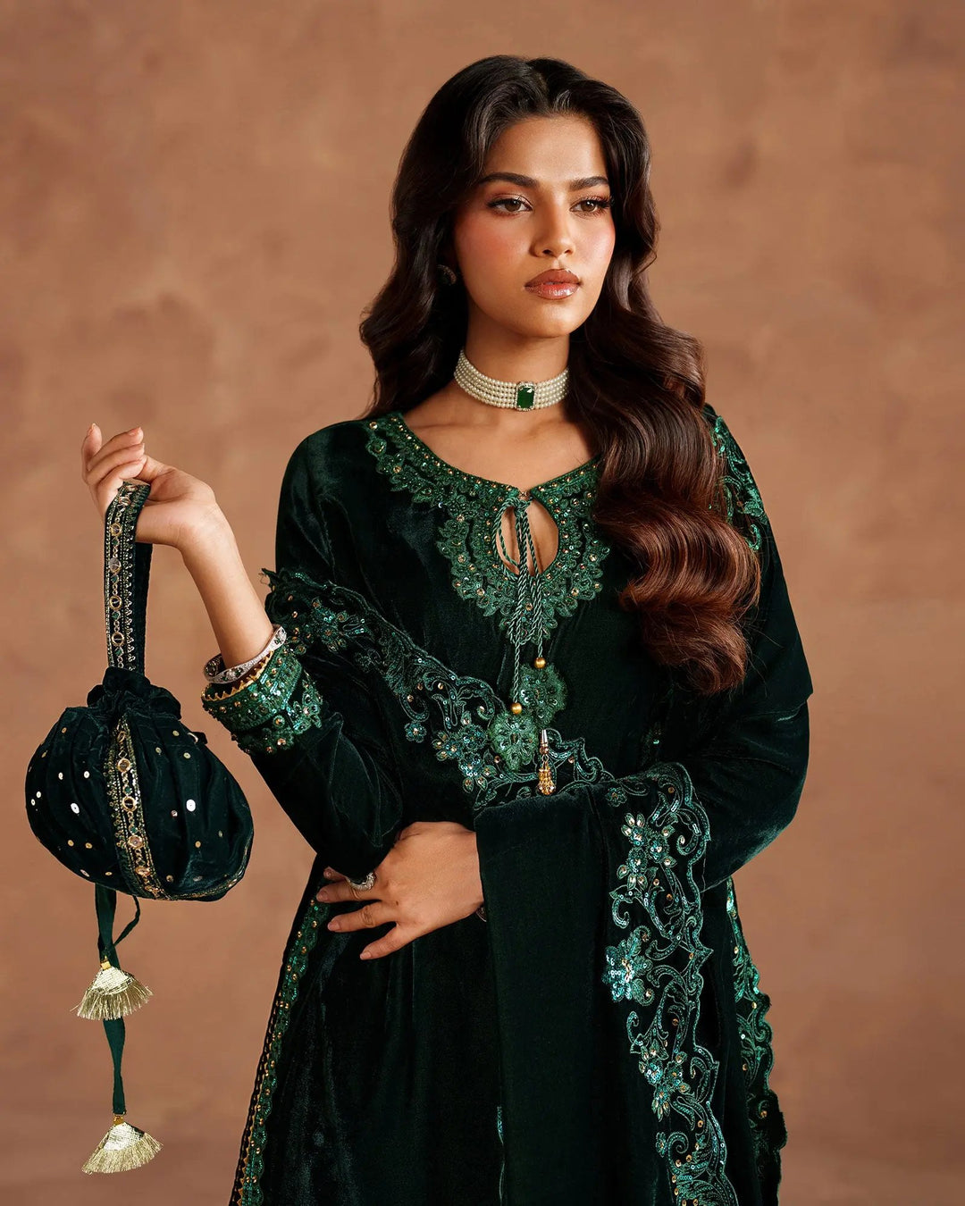 Velvet 3PC | 1200 (Pre-Booking) Sha Posh Textile