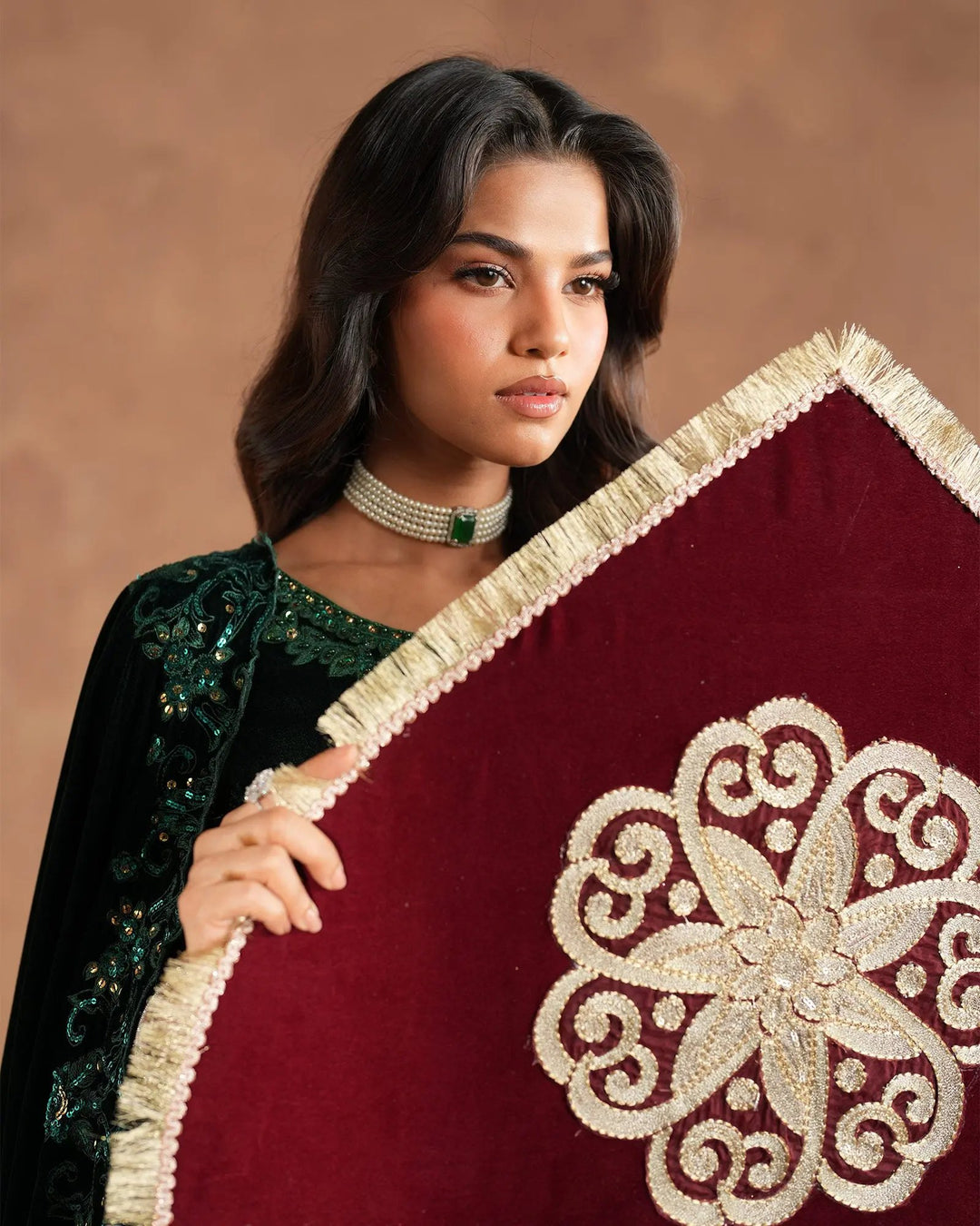 Velvet 3PC | 1200 (Pre-Booking) Sha Posh Textile