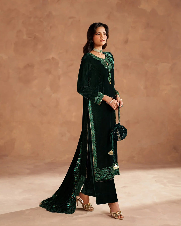 Velvet 3PC | 1200 (Pre-Booking) Sha Posh Textile