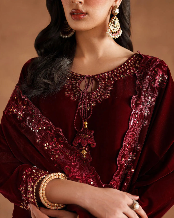 Velvet 3PC | 1200 (Pre-Booking) Sha Posh Textile