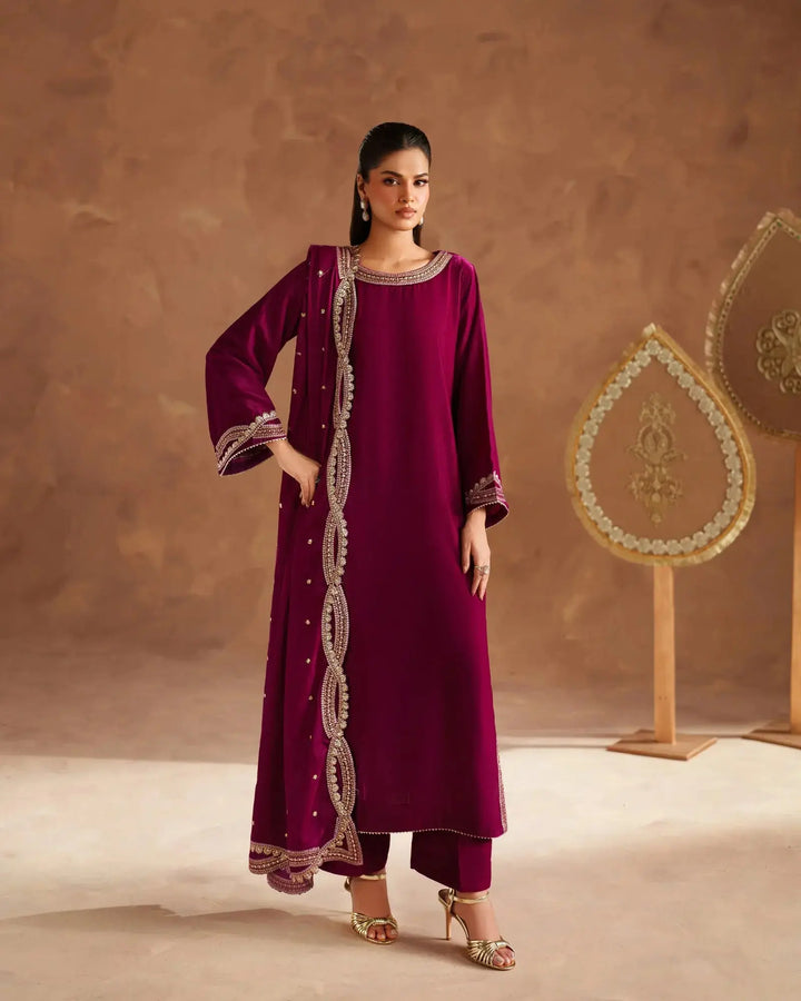 Velvet 3PC | 1202 Sha Posh Textile