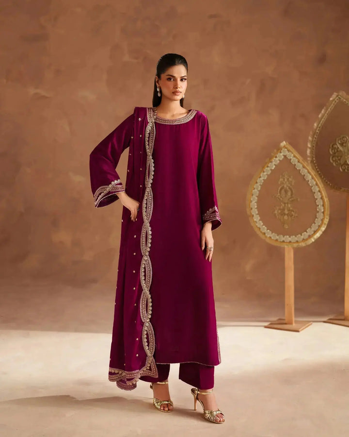Velvet 3PC | 1202 Sha Posh Textile
