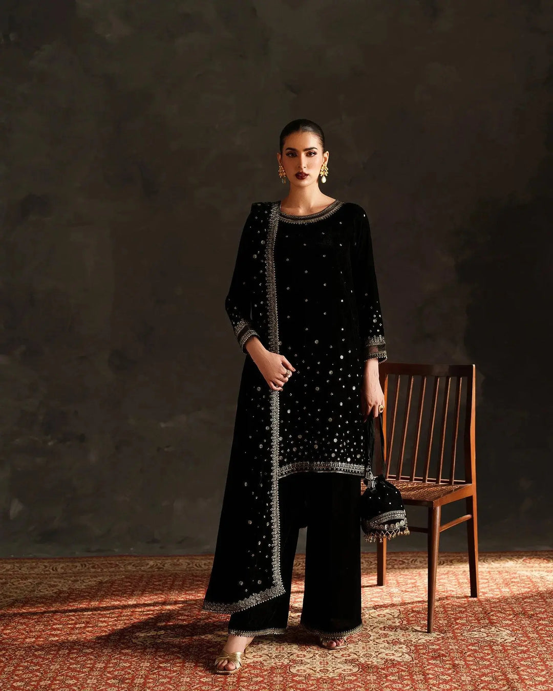 Velvet 3PC | 1203 (Pre-Booking) Sha Posh Textile