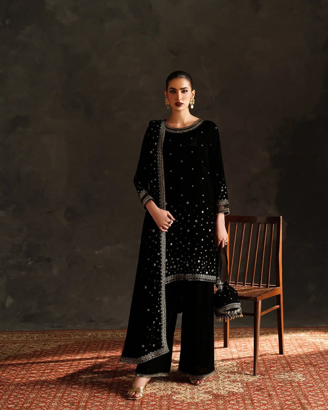 Velvet 3PC | 1203 (Pre-Booking) Sha Posh Textile