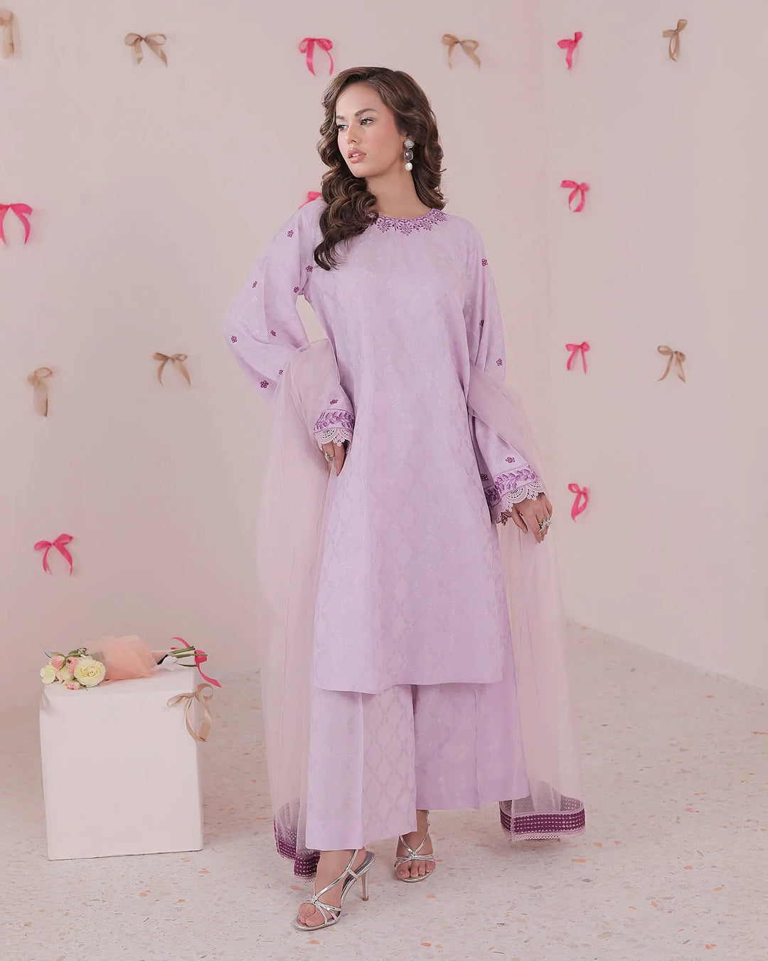 Viscose Cotton 3PC | 17355 Sha Posh Textile