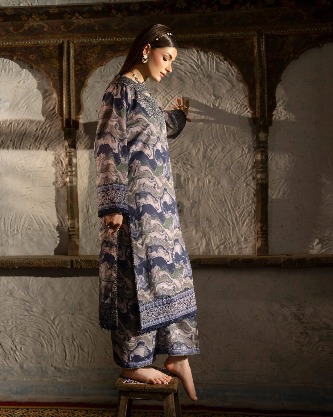 Women 2 Pcs Women Khaddar | K2P16543-IG-KD