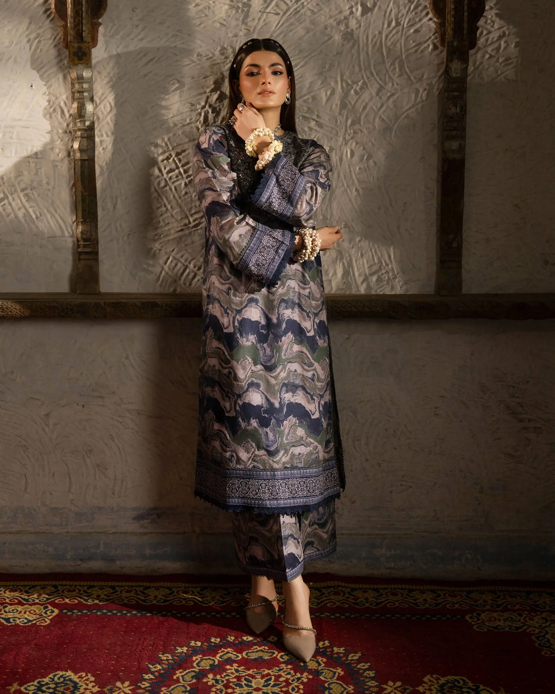 Women 2 Pcs Women Khaddar | K2P16543-IG-KD
