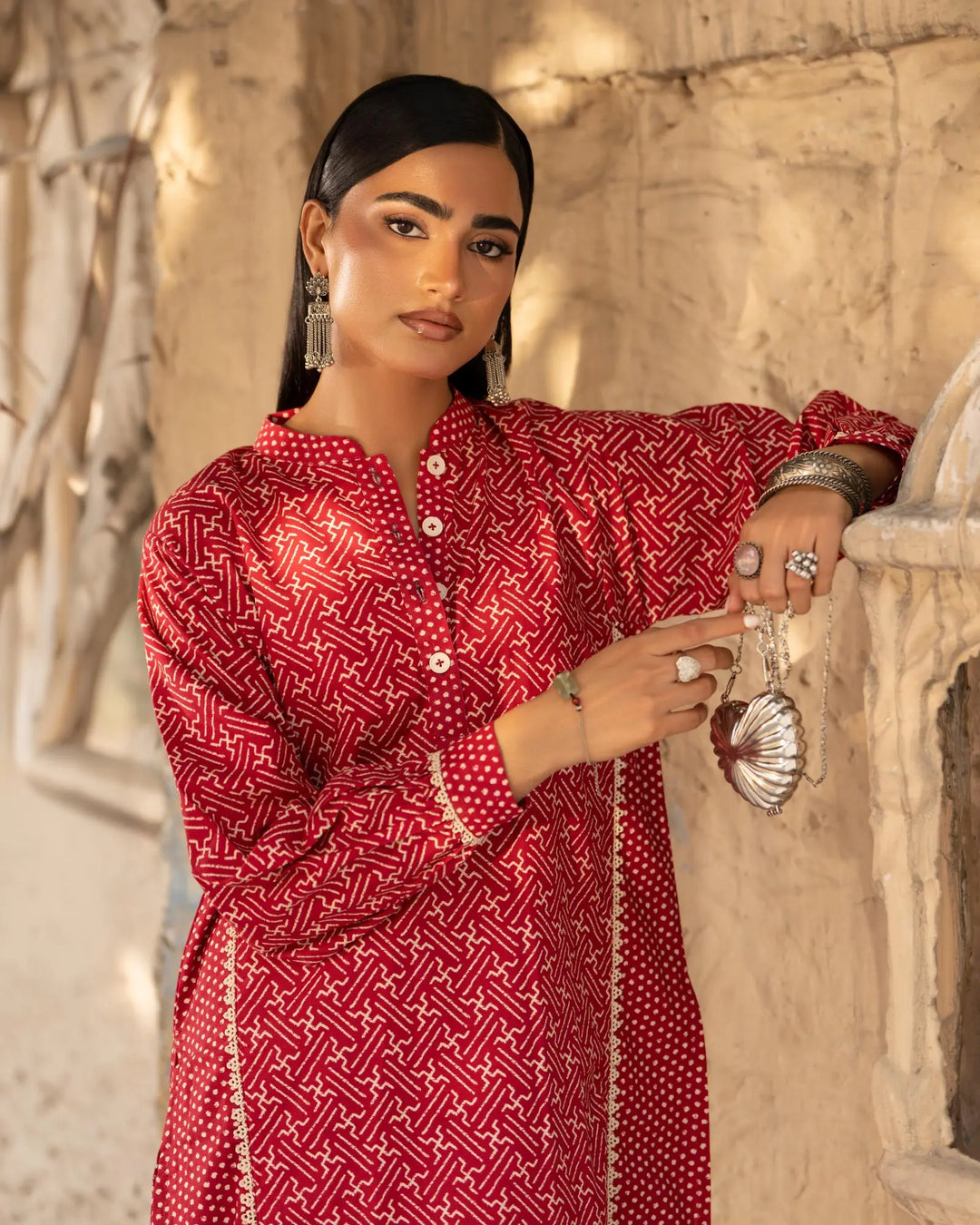 Women 2 Pcs Women Khaddar | K2P16544-IG-KD