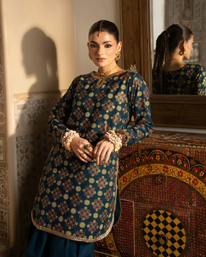 Women 2 Pcs Women Khaddar | K2P16593-IG-KD