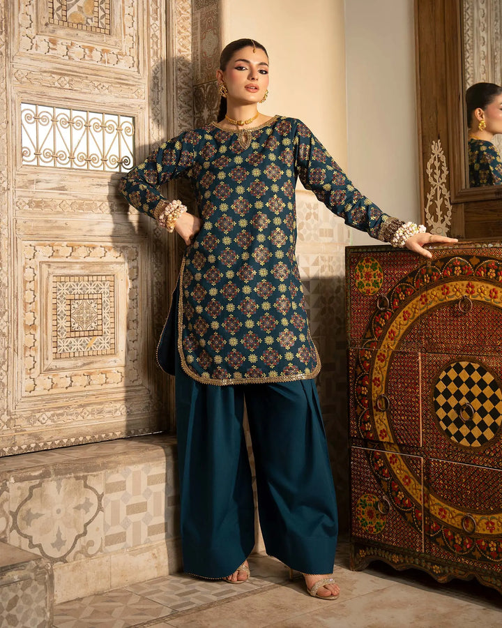 Women 2 Pcs Women Khaddar | K2P16593-IG-KD