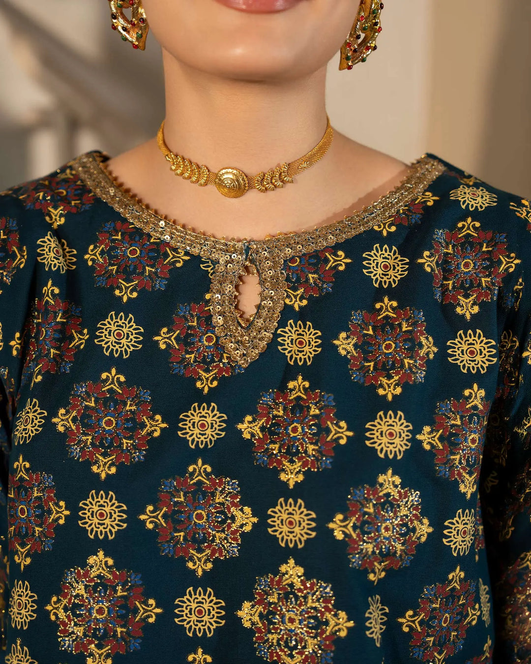 Women 2 Pcs Women Khaddar | K2P16593-IG-KD