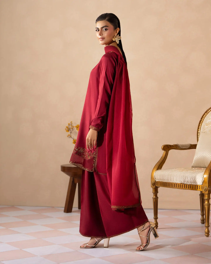 Women 3 Pcs D Fine Raw Silk | 9834 Sha Posh Textile