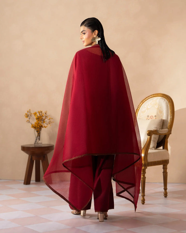 Women 3 Pcs D Fine Raw Silk | 9834 Sha Posh Textile