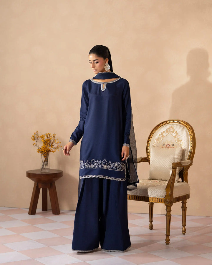 Women 3 Pcs D Fine Raw Silk | 9834 Sha Posh Textile