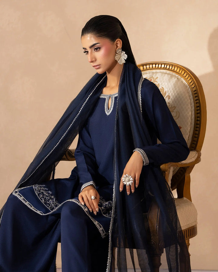Women 3 Pcs D Fine Raw Silk | 9834 Sha Posh Textile
