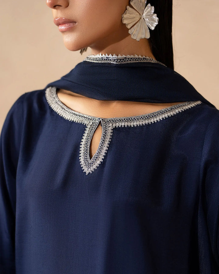 Women 3 Pcs D Fine Raw Silk | 9834 Sha Posh Textile