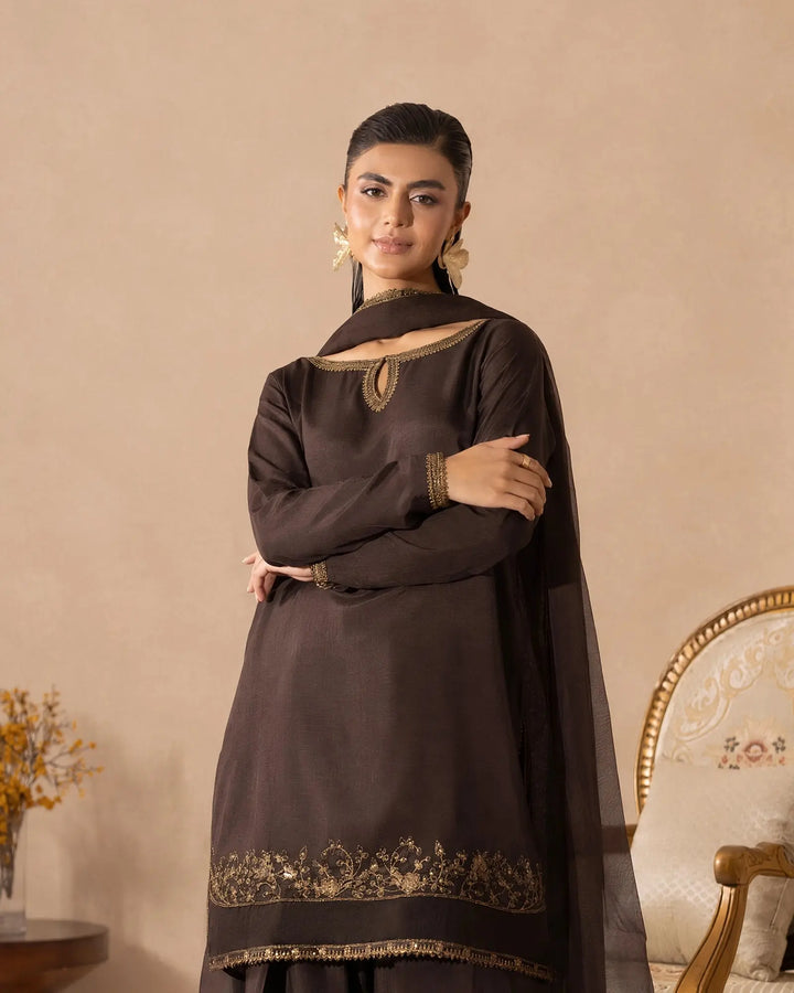 Women 3 Pcs D Fine Raw Silk | 9834 Sha Posh Textile