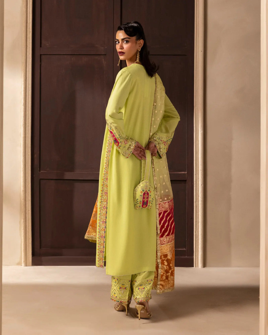 Women 3 Pcs Imported Silk | 2313