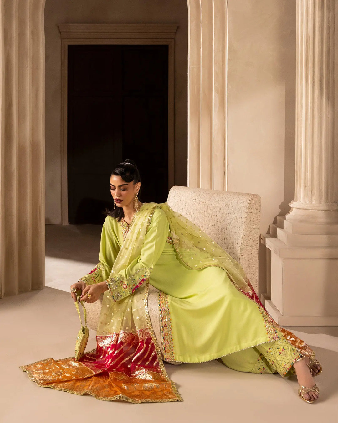 Women 3 Pcs Imported Silk | 2313