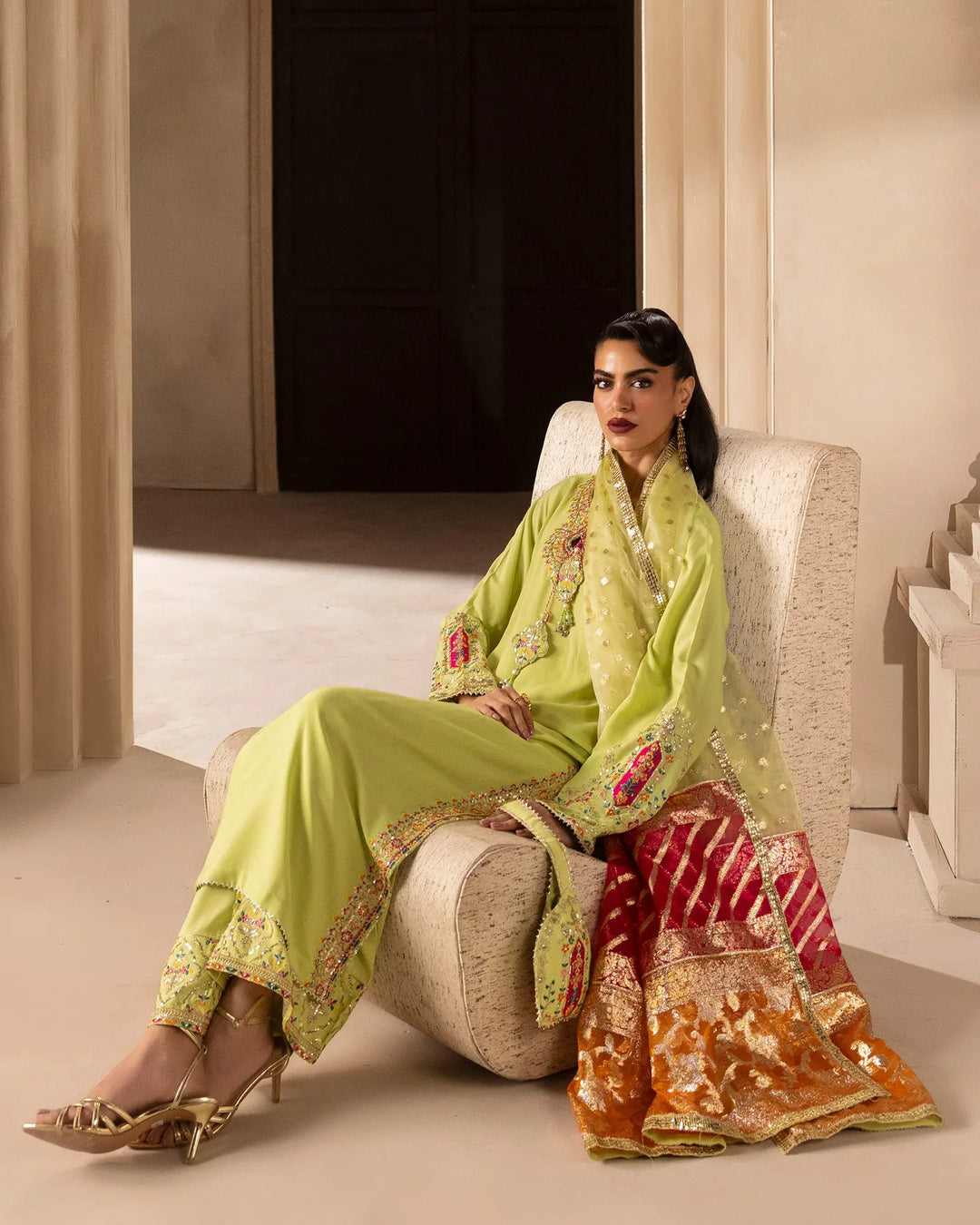 Women 3 Pcs Imported Silk | 2313