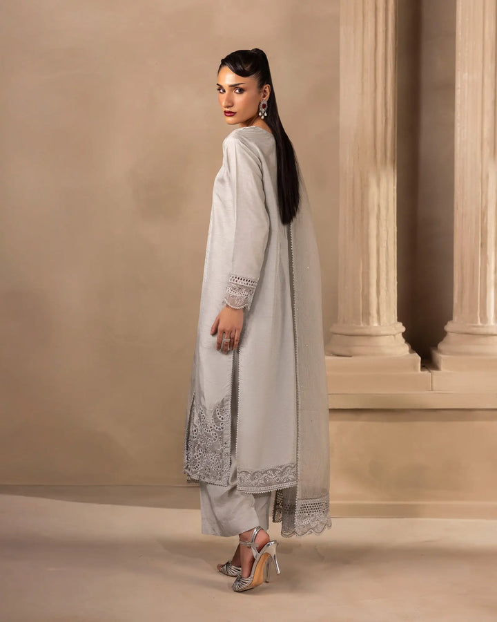 Women 3 Pcs Korean Raw Silk | 1204