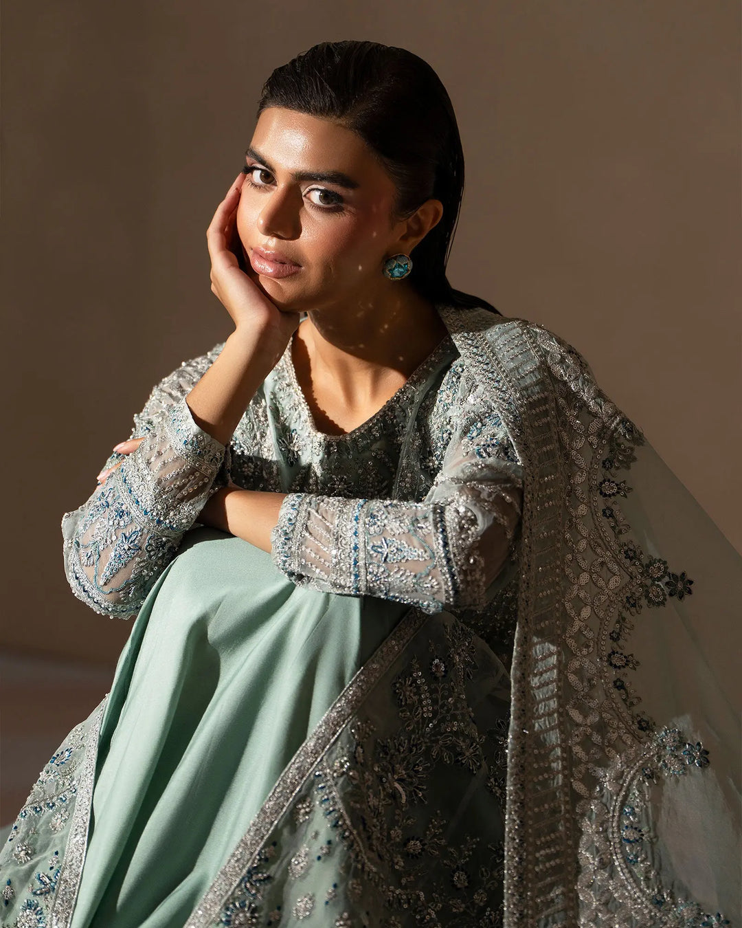 Women 3 Pcs Organza | 9761 Sha Posh Textile